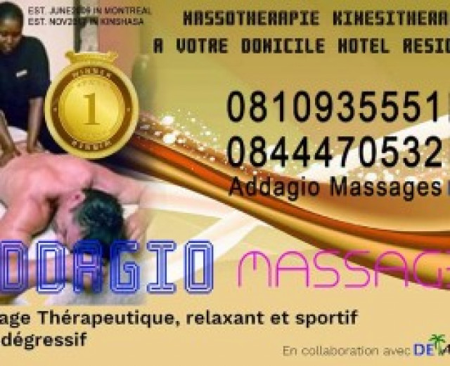 ADDAGIO MASSAGES * massages Pro a domicile residence hotel