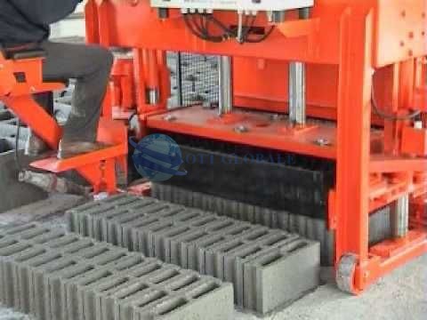 Machine de brique OTT4.2D parpaing agglos bloc beton pave bordure TURQUIE