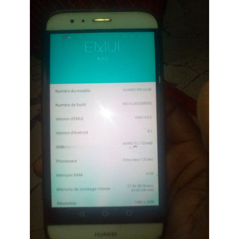 Huawei Honor 3 8 GB Blanc