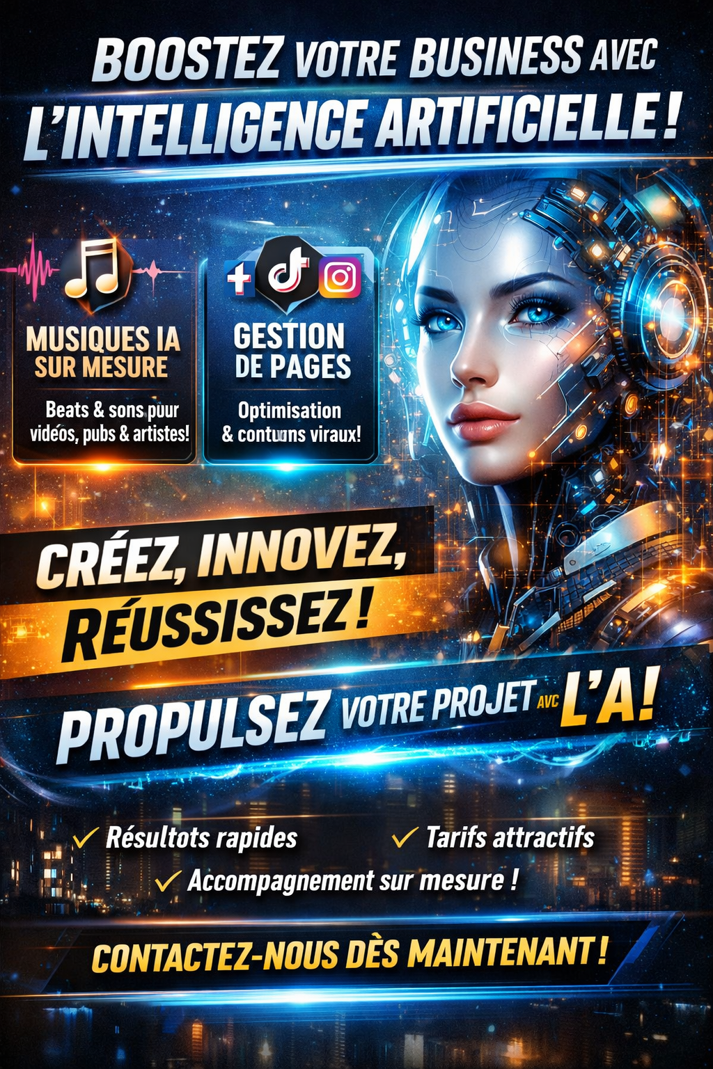 création des chansons personnalité 