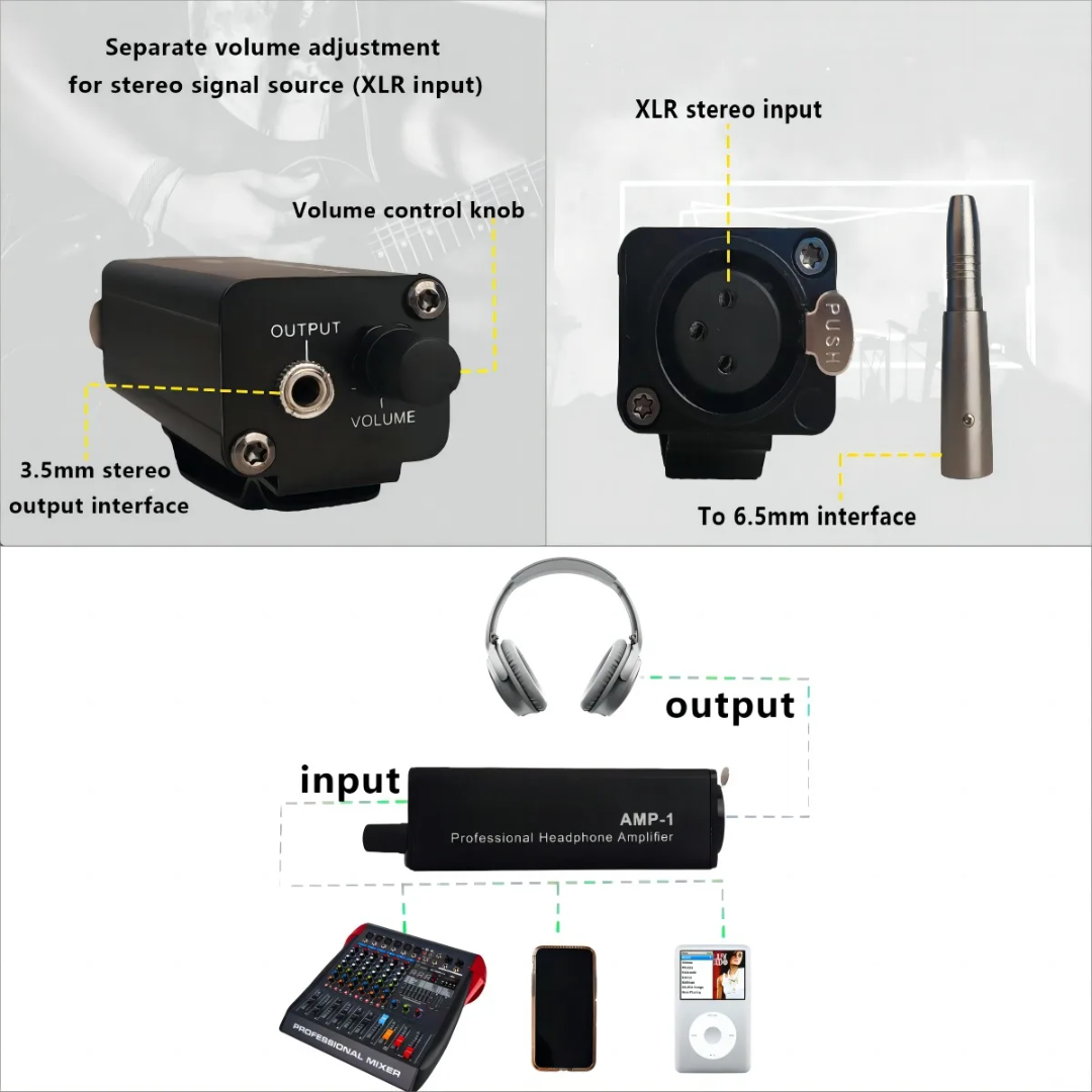 Récepteur (amplificateur) AMP-1 pour casque retour