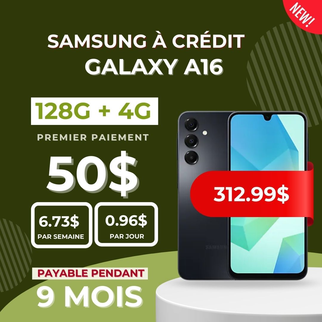 téléphone samsung neuf à crédit 
