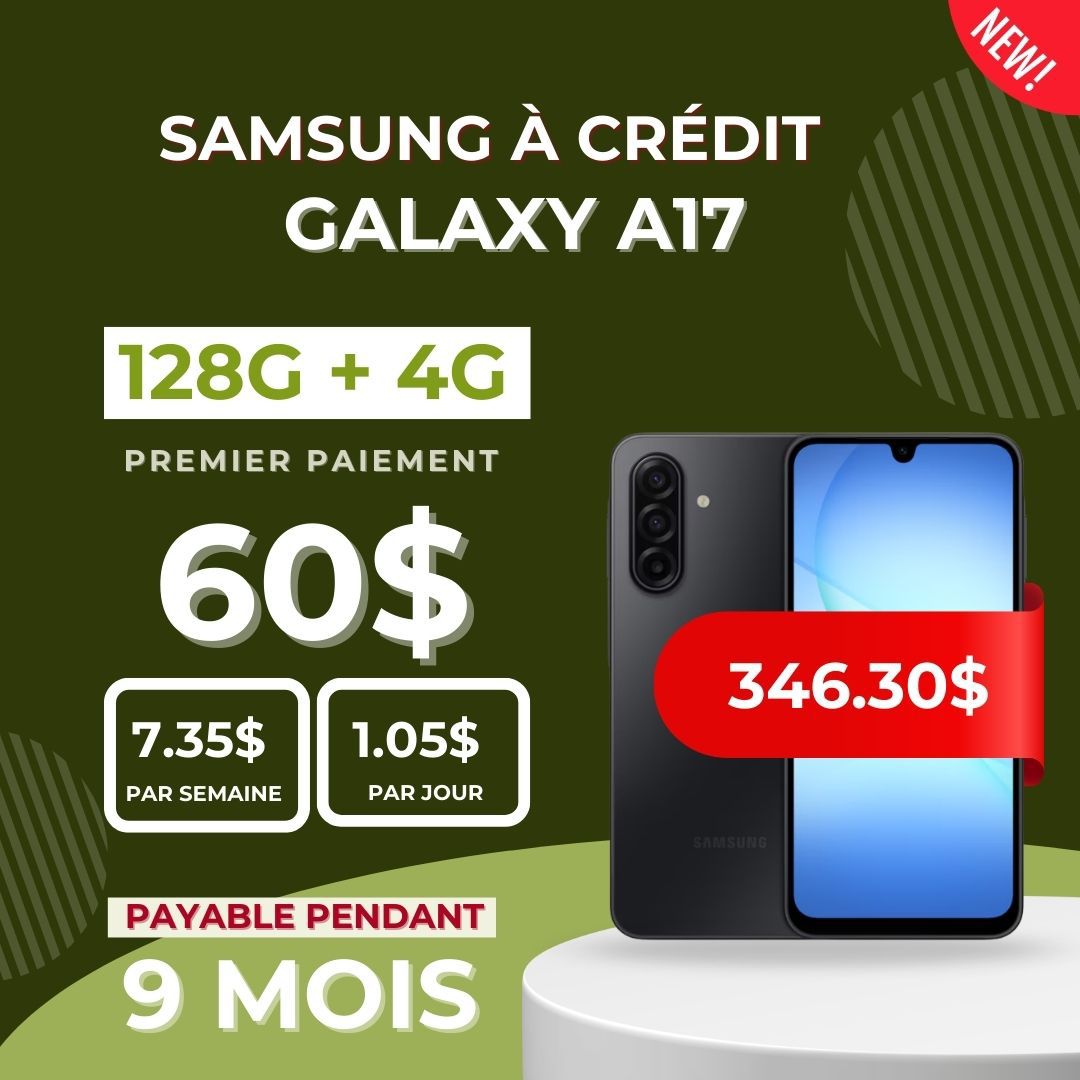 téléphone samsung neuf à crédit 