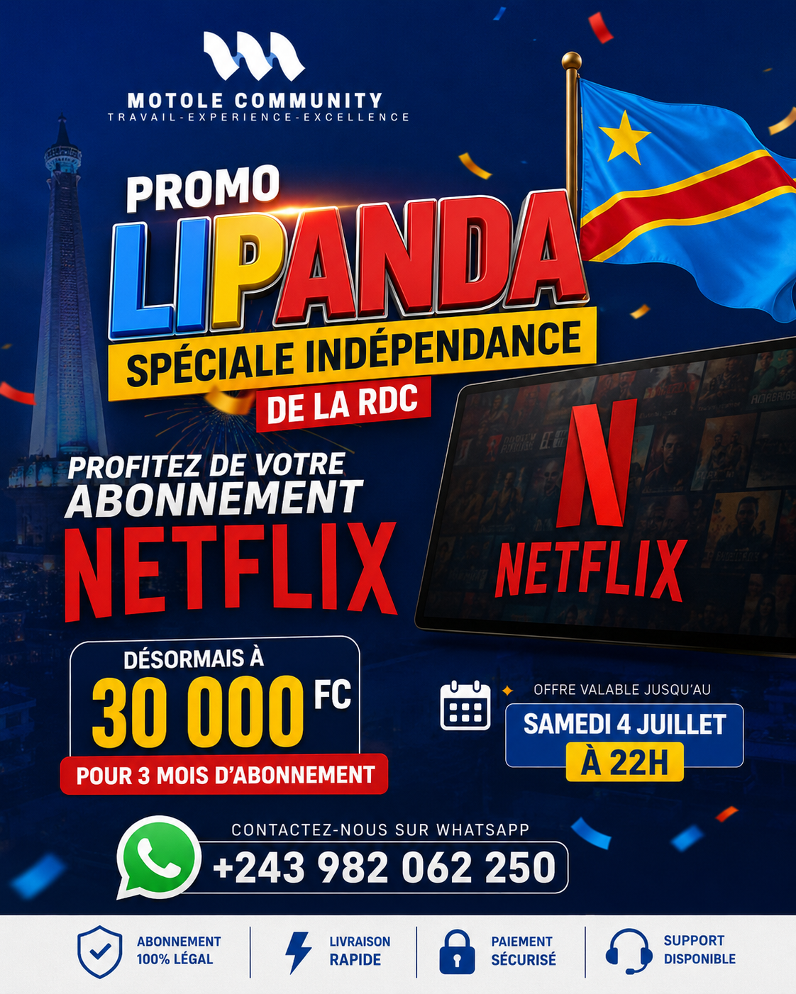 Promo Lipanda Netflix 