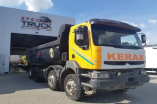 camion benne Renault Kerax 400  8x4