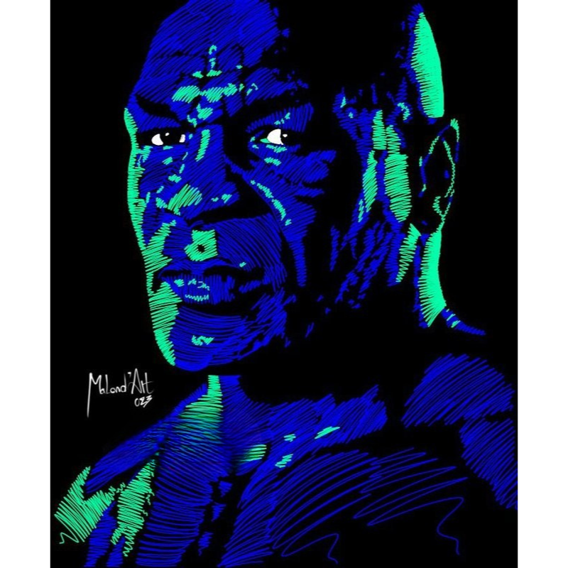 Tableau Abstrait numérique