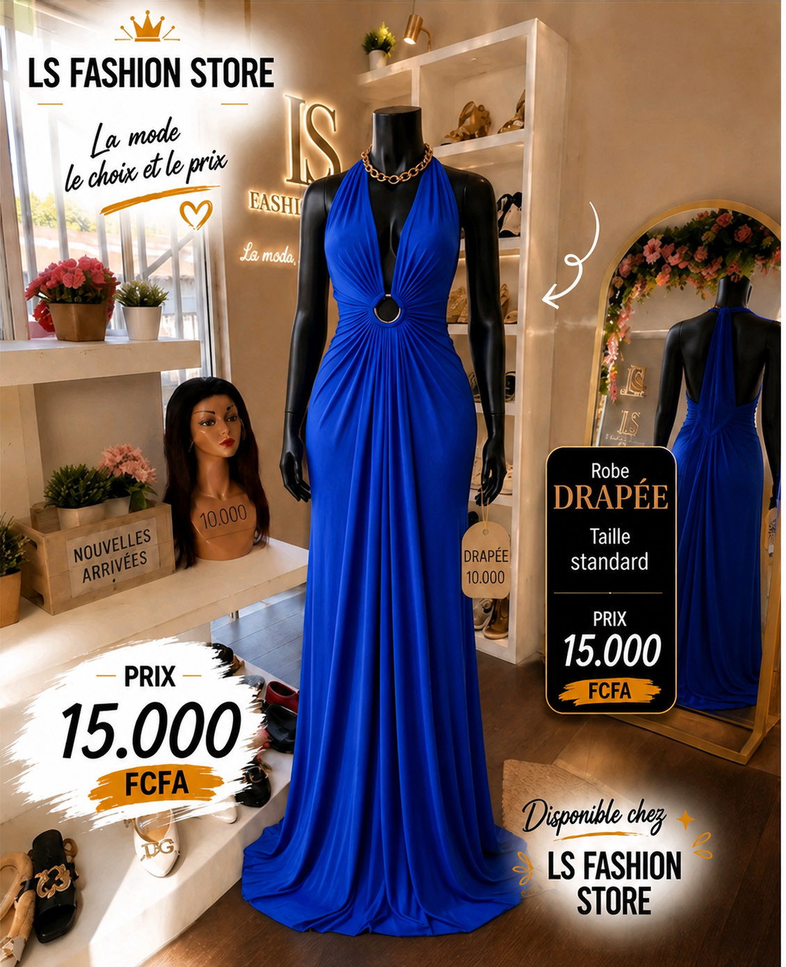 Robe bleue 