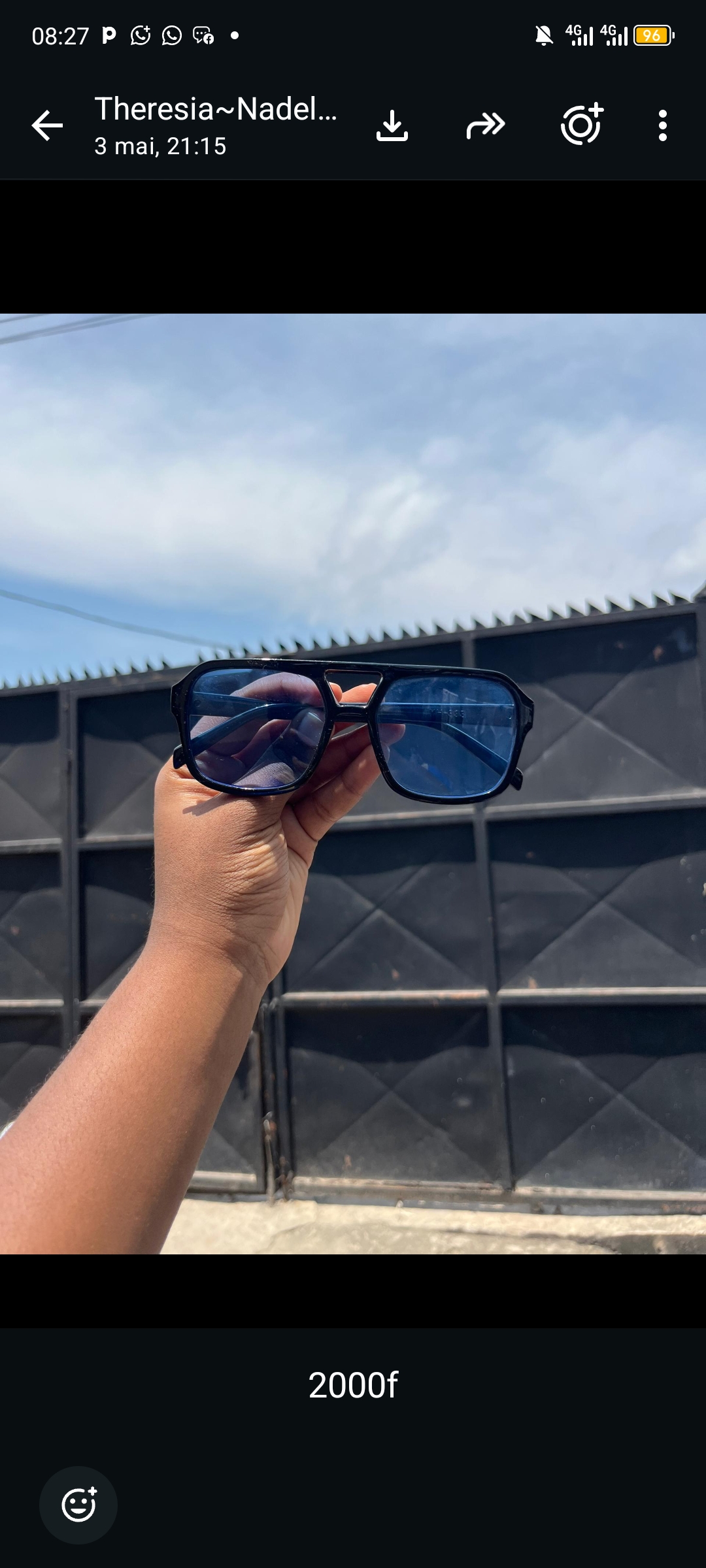 Lunettes photochromique 